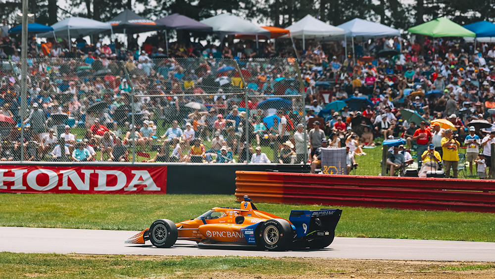Scott Dixon Prepares to Dominate Mid-Ohio Again 2 Scott Dixon prepares at Mid-Ohio, a circuit where he has seven career victories.