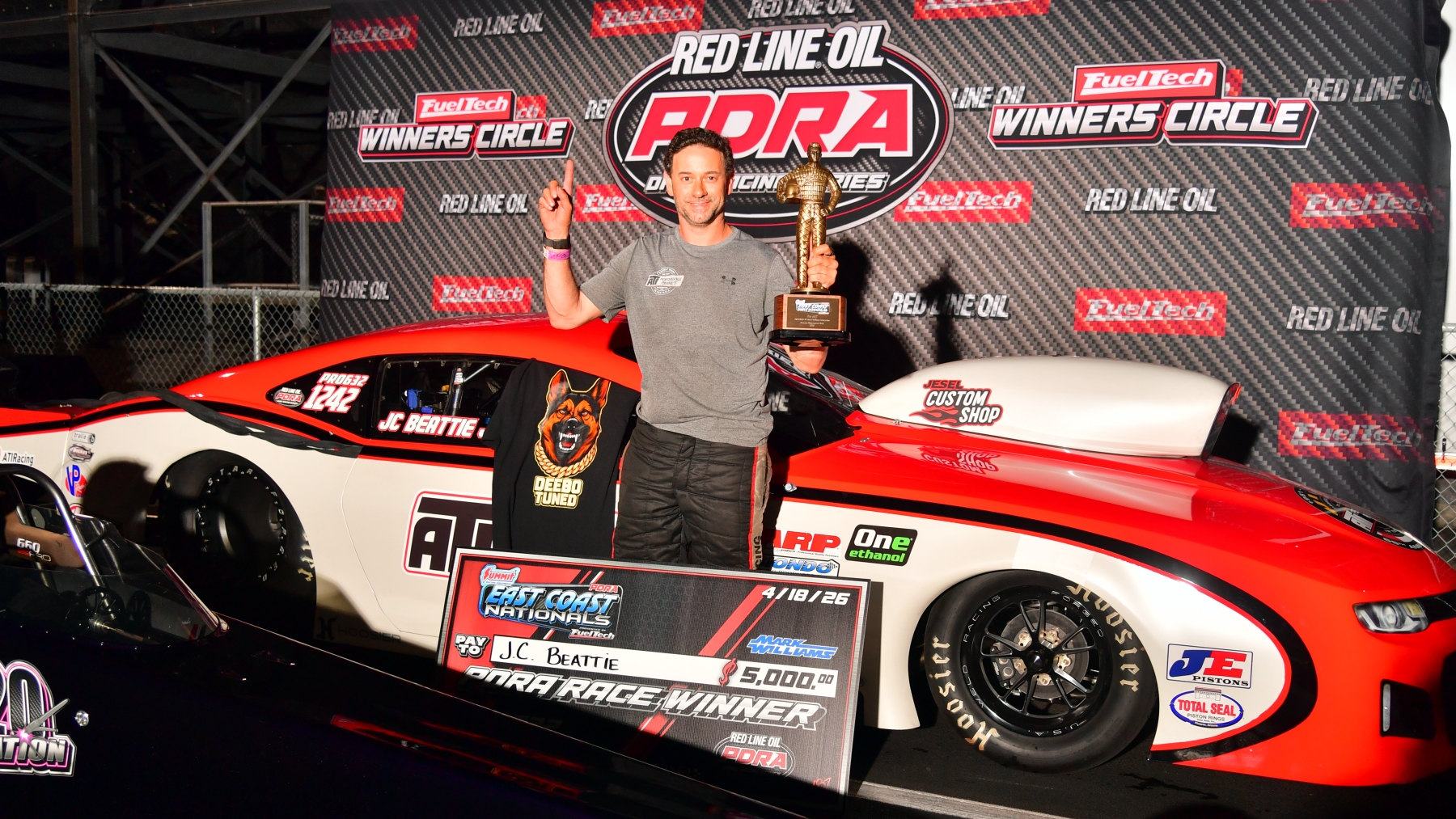 J.C. Beattie Jr. Powers Through Career-Best Start in PDRA Pro 632 3 J.C. Beattie Jr. after Pro 632 wins at the East Coast Nationals