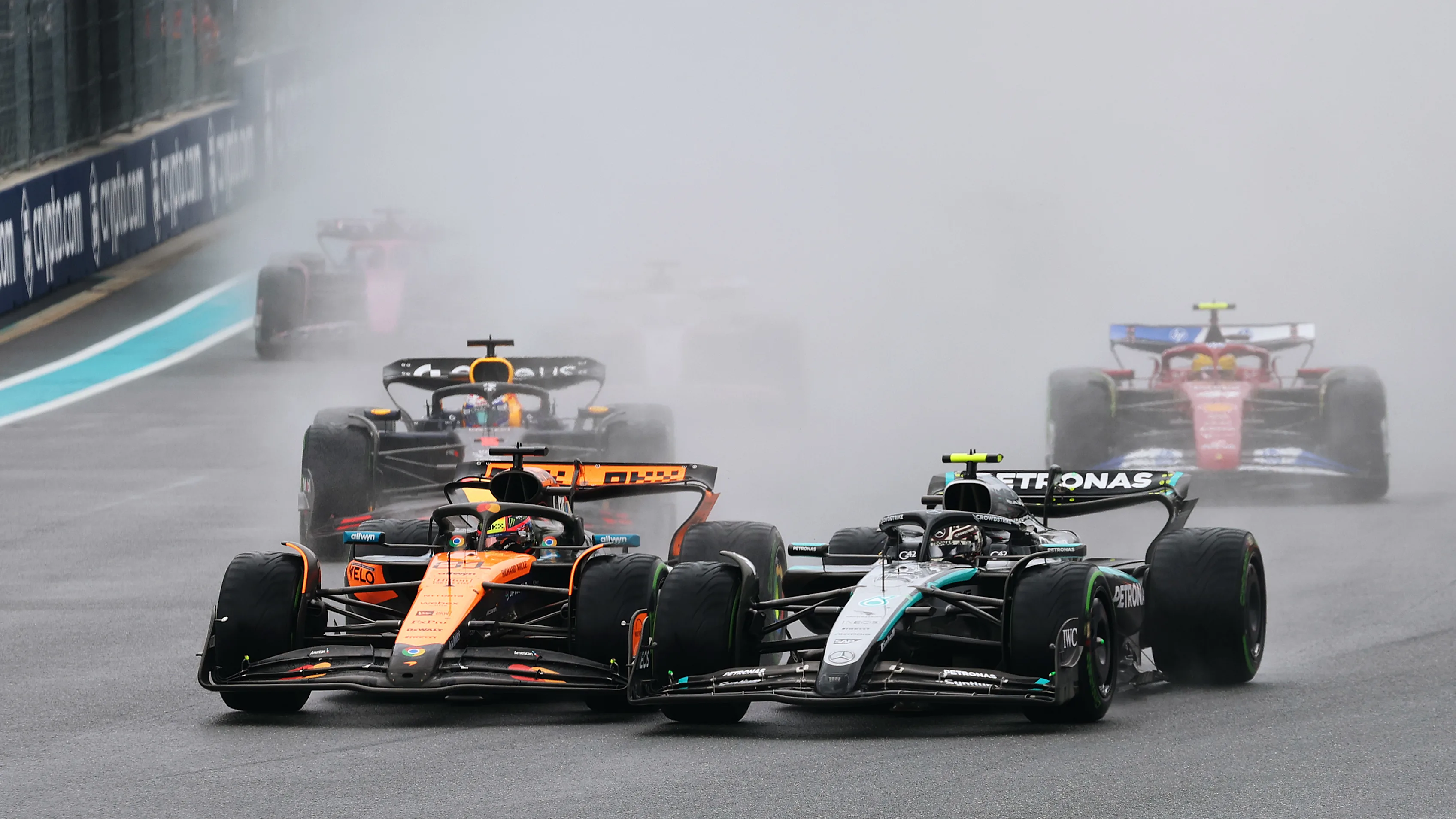 F1 Rookie’s Terrifying Pit Lane Crash Injures Mechanic 2 F1 pit-lane activity during Austrian Grand Prix weekend