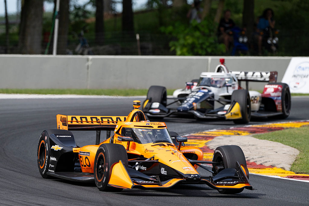 Graham Rahal and Will Power React Differently to Intense Late Race Clash 3 IndyCar field navigates Road America’s fast, technical layout