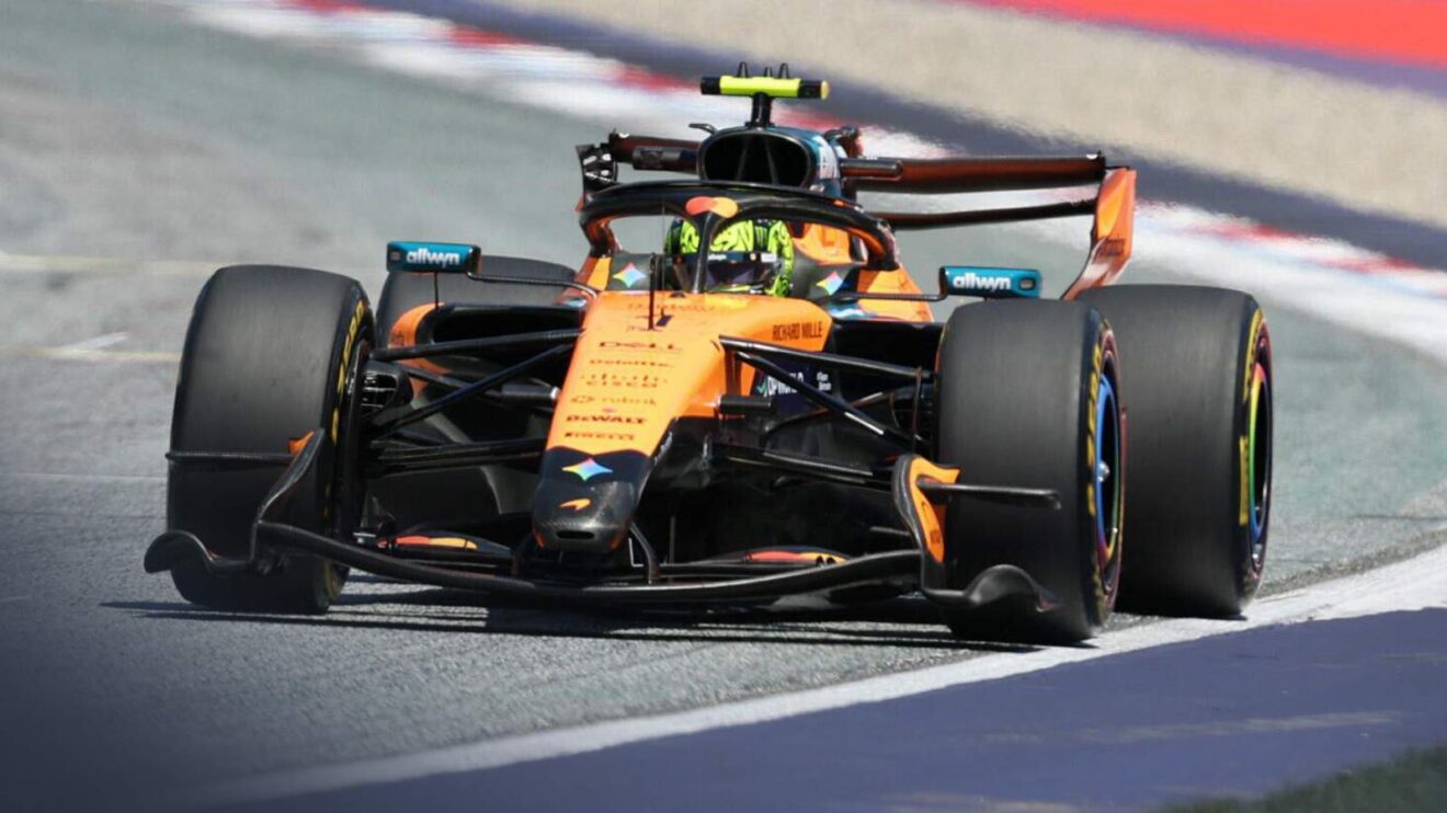 McLaren Reveals Why Experimental Rear Wing Didn’t Appear 2 McLaren’s experimental ‘Macarena’ rear wing during the Austrian Grand Prix weekend