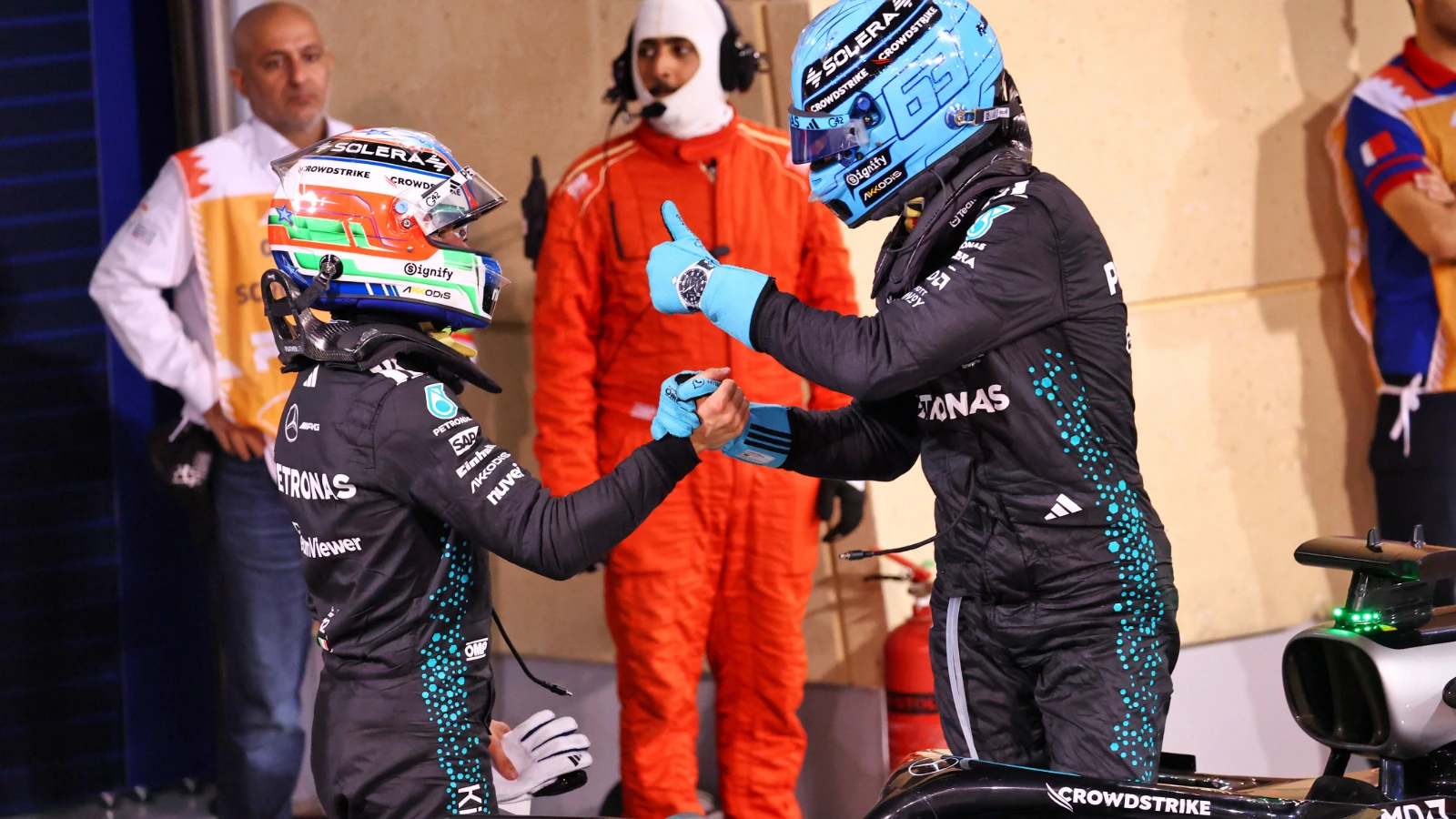 George Russell and Kimi Antonelli Send Clear Message to Mercedes: ‘It’s Why You Hired Us’ 2 George Russell and Kimi Antonelli battle in the Montreal Sprint