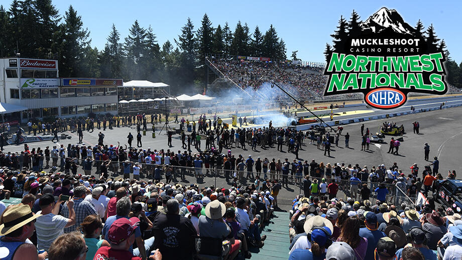 Exciting Two Qualifying Sessions Fuel Muckleshoot Casino Resort NHRA Northwest Nationals 2 Qualifying action at the NHRA Northwest Nationals at Pacific Raceways