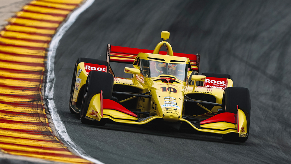 Felipe Nasr Ready on Standby to Drive for Penske 2 Felipe Nasr on standby in Team Penske’s pit at Road America