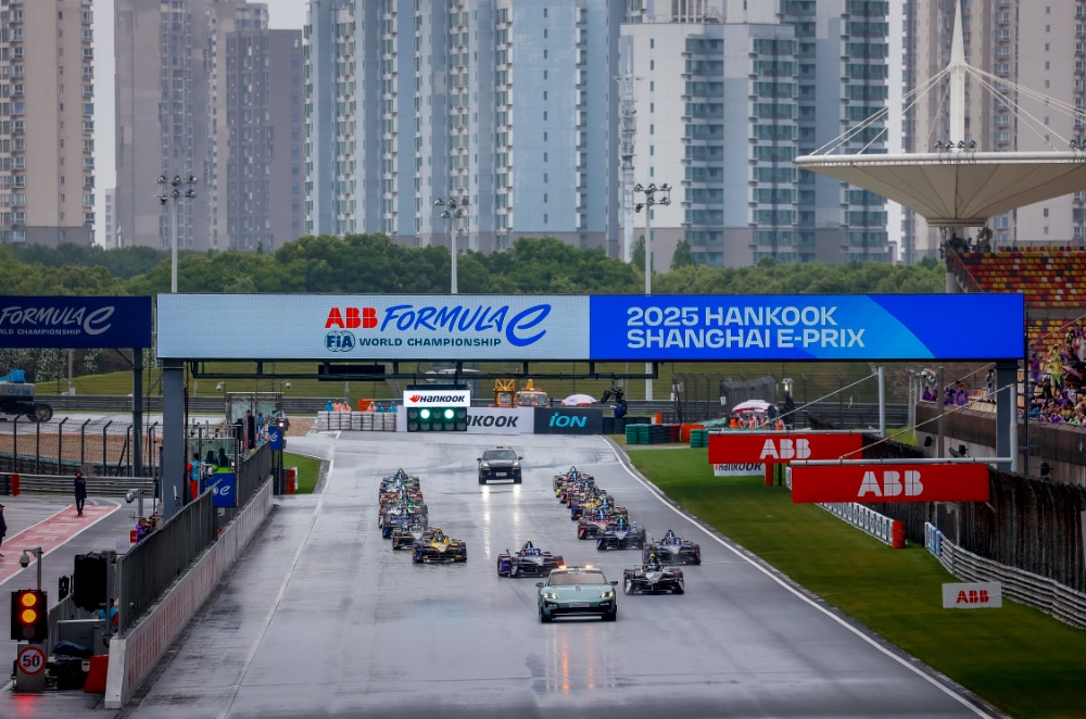 2026 Formula E Shanghai E-Prix Full Time Schedule & Key Moments 2 Shanghai E-Prix schedule graphic with Hankook branding