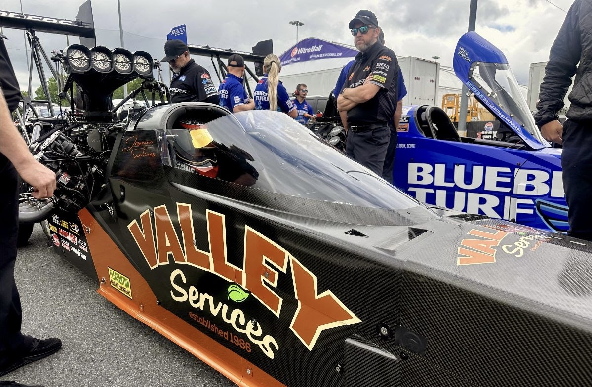 Jasmine Salinas Shines with Strong Qualifying Run in Bristol NHRA Return 3 Scrappers Racing Top Fuel dragster at Thunder Valley Nationals