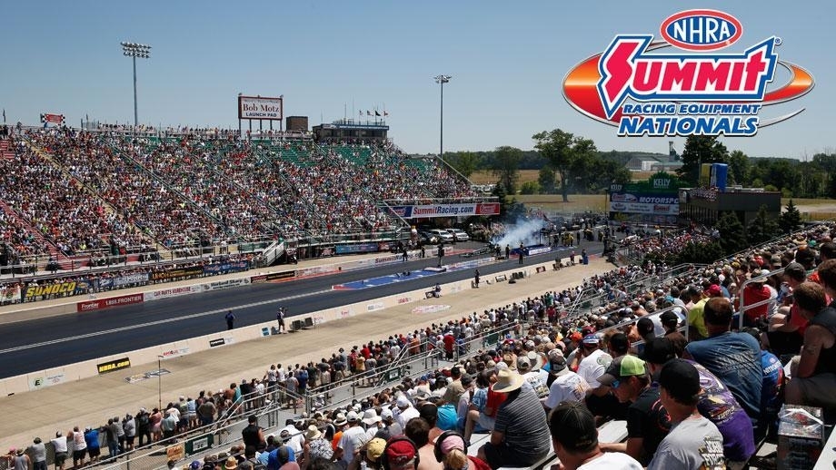Thrilling Action Awaits at Summit Racing Equipment NHRA Nationals 3 Friday qualifying under lights at Summit Motorsports Park during NHRA Nationals