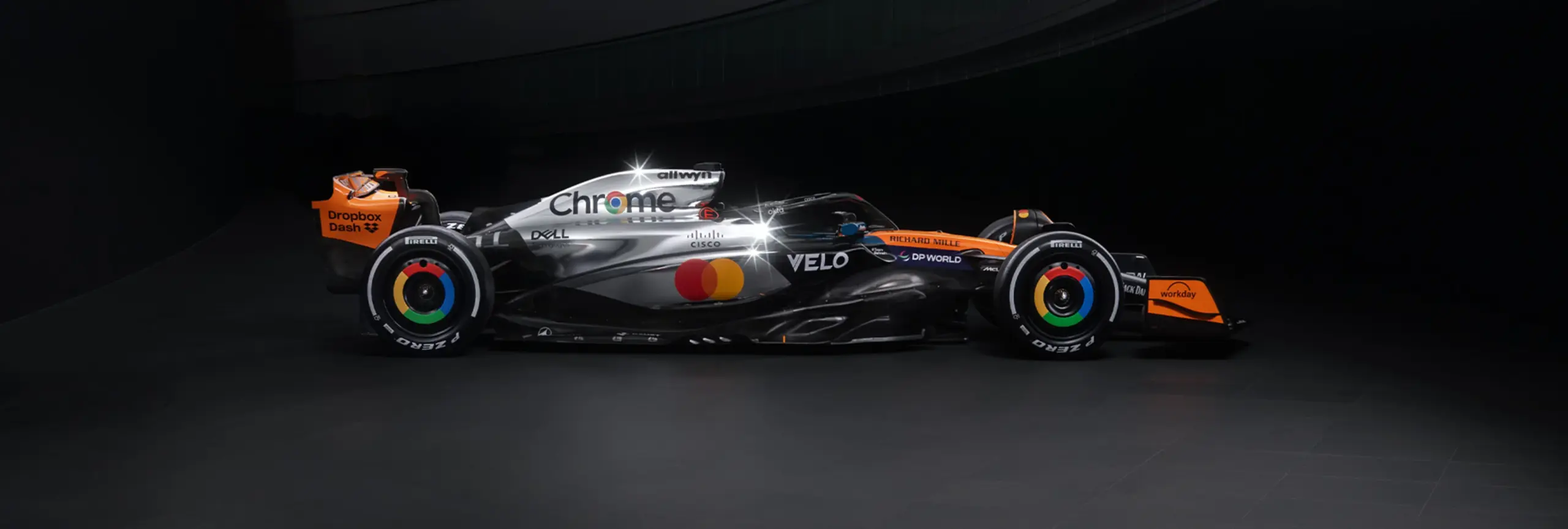 McLaren Reveals Stunning British GP Livery with Unexpected Colors 1 the mclaren formula 1 team and google chrome launch legacy at scaled McLaren Reveals Stunning British GP Livery with Unexpected Colors