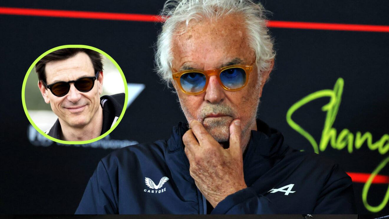 Flavio Briatore Reveals Why Toto Wolff’s Alpine Team Collapsed 2 Toto Wolff and Flavio Briatore amid Alpine stake talks