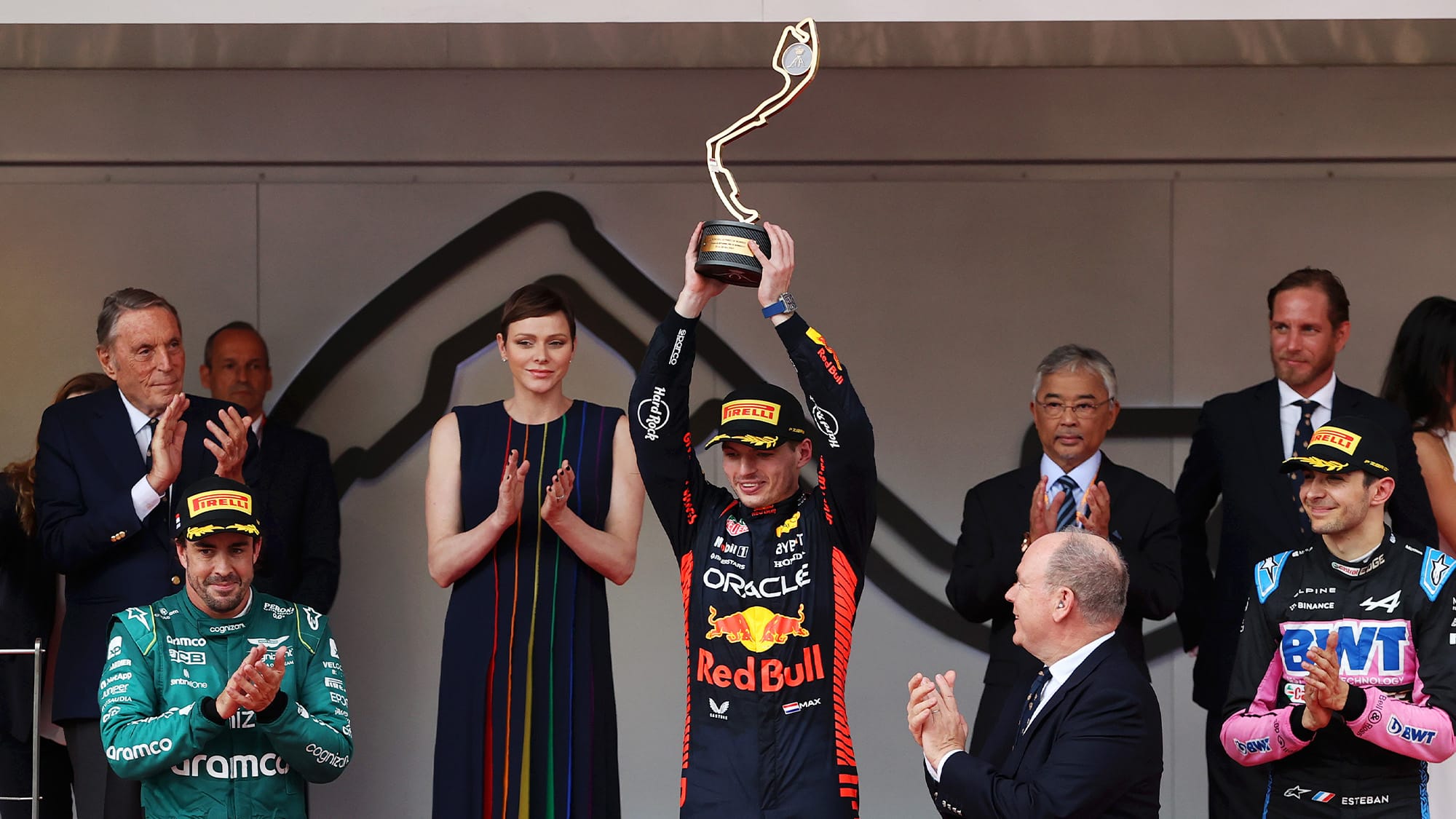 Pierre Gasly Celebrates Long-Awaited Monaco GP Trophy Win 2 Pierre Gasly receives delayed Monaco GP podium trophy amid protests