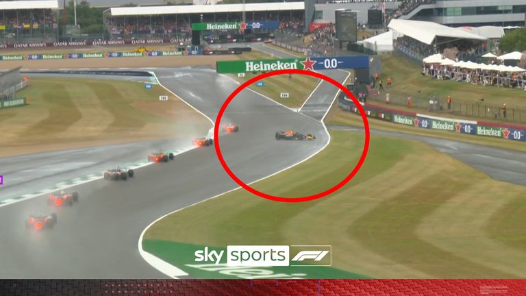 Max Verstappen Sparks Shock Safety Car Late in British GP Crash 2 Max Verstappen’s Red Bull after a late crash at Stowe during the British Grand Prix