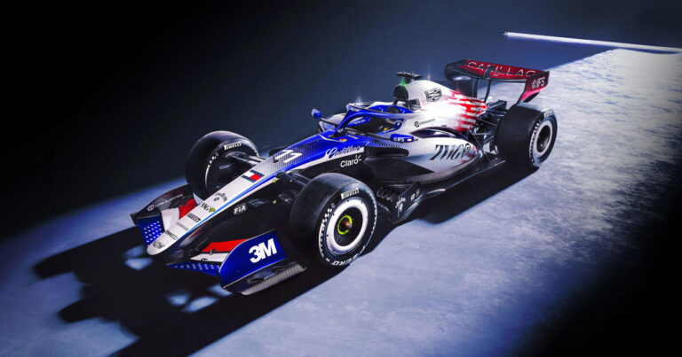 Cadillac Unveils Stunning New F1 Livery to Mark Milestone Birthday 7 cadillac reveal new f1 livery in celebration of milestone birthday Cadillac Unveils Stunning New F1 Livery to Mark Milestone Birthday