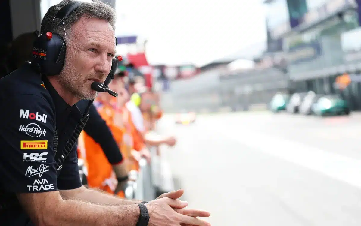 Christian Horner Exciting Comeback to F1 Paddock Announced 2 Christian Horner at Silverstone ahead of the British Grand Prix