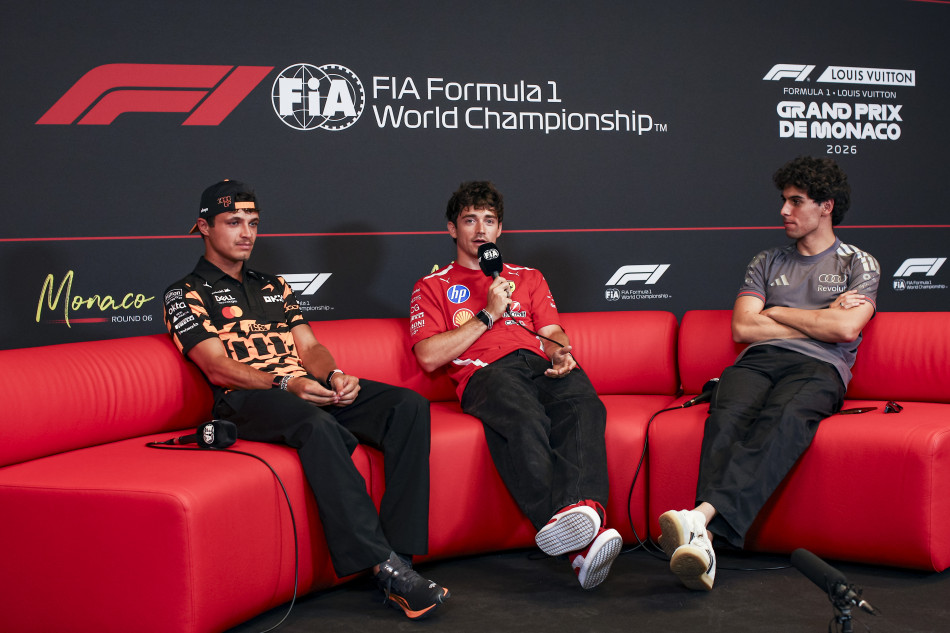 Gabriel Bortoleto Calls on FIA to Fix F1 Issue Without Causing More Problems 3 FIA press conference backdrop during race weekend