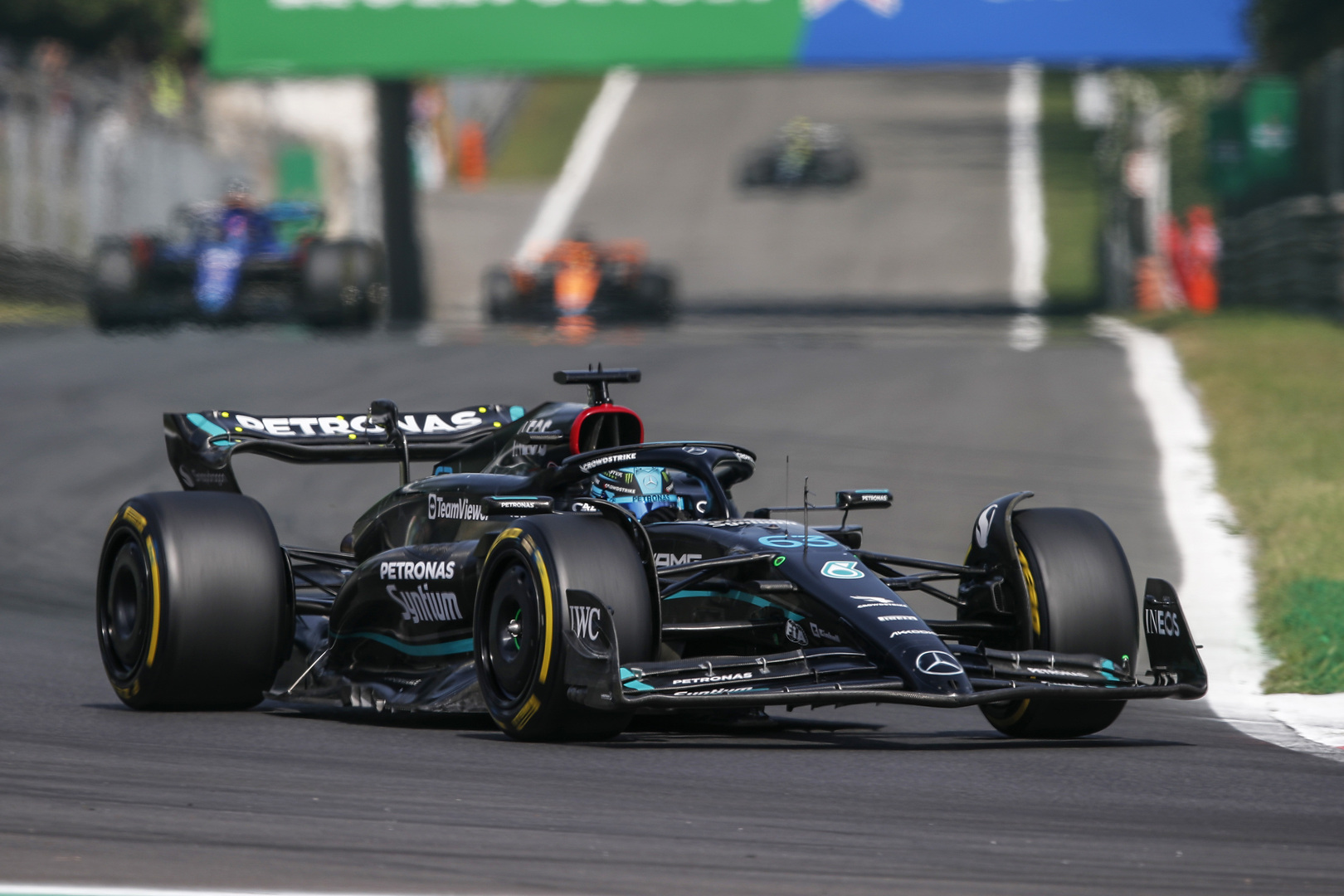 Russell Set to Fully ‘Forget About Racing’ During Summer Break 3 F1 driver ratings graphic illustration