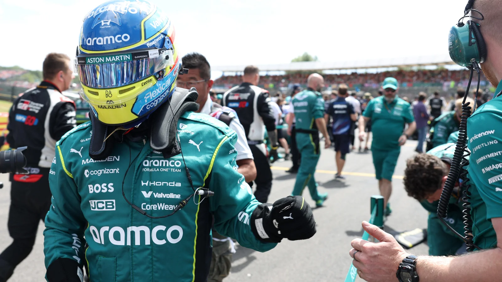 Formula E Boss Invites Fernando Alonso: Just One Call Away 2 Fernando Alonso during an F1 weekend as Formula E interest builds