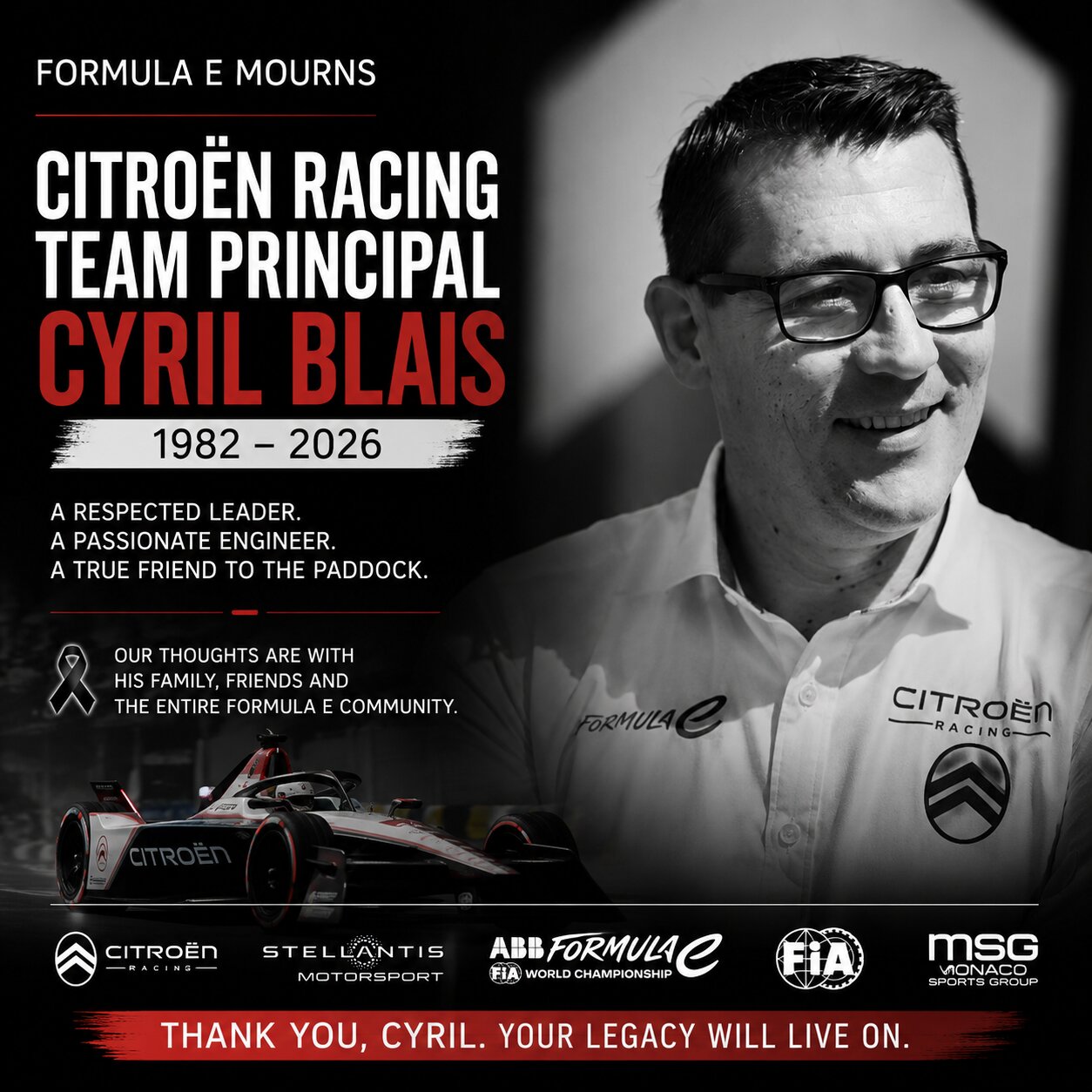 Formula E Honors Cyril Blais After Tragic Loss: Racing In His Name 2 Formula E community pays tribute to Cyril Blais in Tokyo