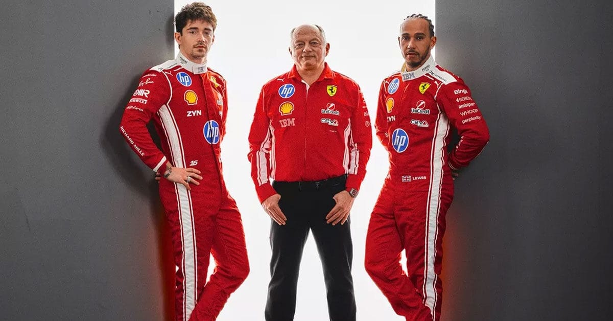 Leclerc Firmly Supports Vasseur Amid Ferrari Budget Cap Debate 3 Ferrari team principal Frederic Vasseur during a race weekend