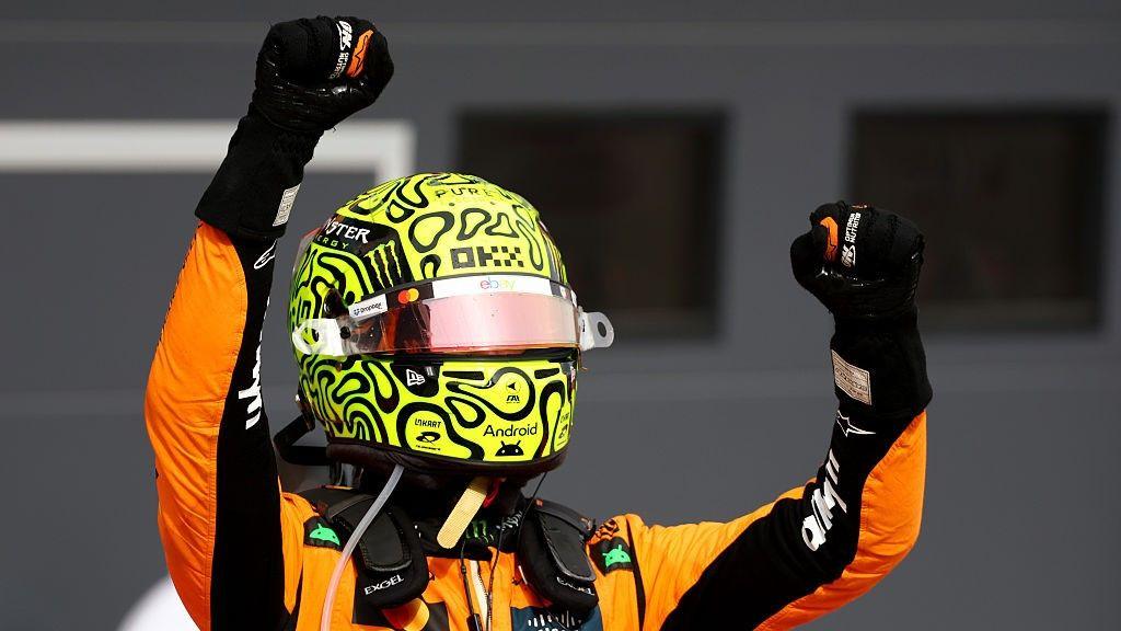 Lando Norris Triumphs at Hungarian GP After Intense Oscar Piastri Incident 3 Norris defends the lead late on at the Hungaroring
