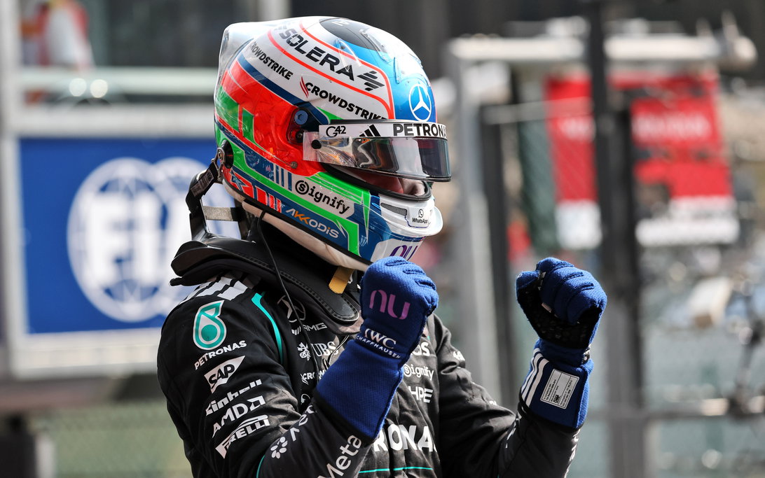 Kimi Antonelli Gains Crucial Late Edge for Belgian GP Victory 2 Kimi Antonelli celebrates Belgian Grand Prix pole position for Mercedes at Spa