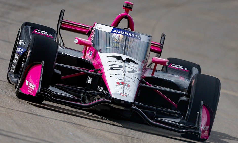 Kyle Kirkwood Clinches Nashville Pole Over Oval Star Josef Newgarden 2 Kyle Kirkwood on track during Nashville Superspeedway qualifying