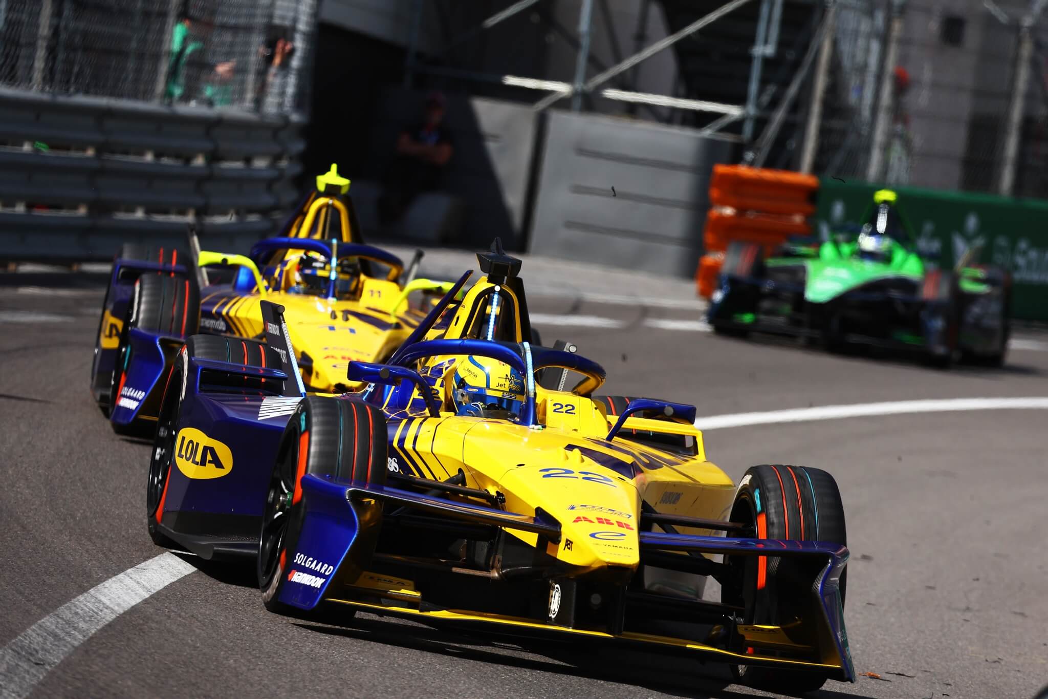 Di Grassi Stuns with Lola Yamaha’s Breakthrough First Win 3 Lola Yamaha Abt celebrates breakthrough as both cars score points