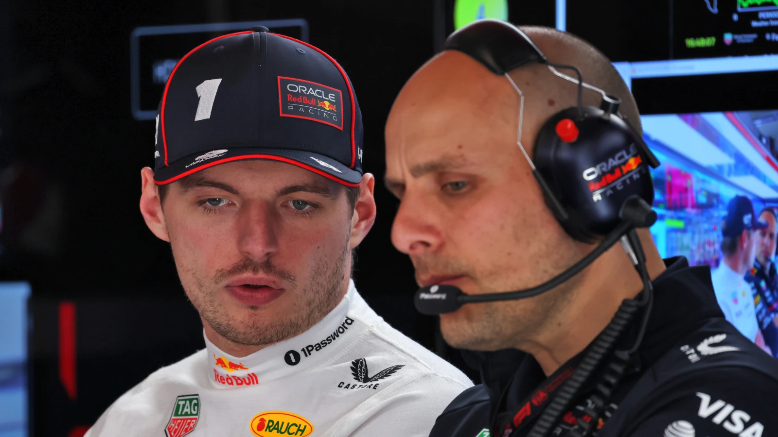 Max Verstappen Gets New Race Engineer After Gianpiero Lambiase Departure 3 Max Verstappen in the Red Bull garage during a weekend without his long-time race engineer