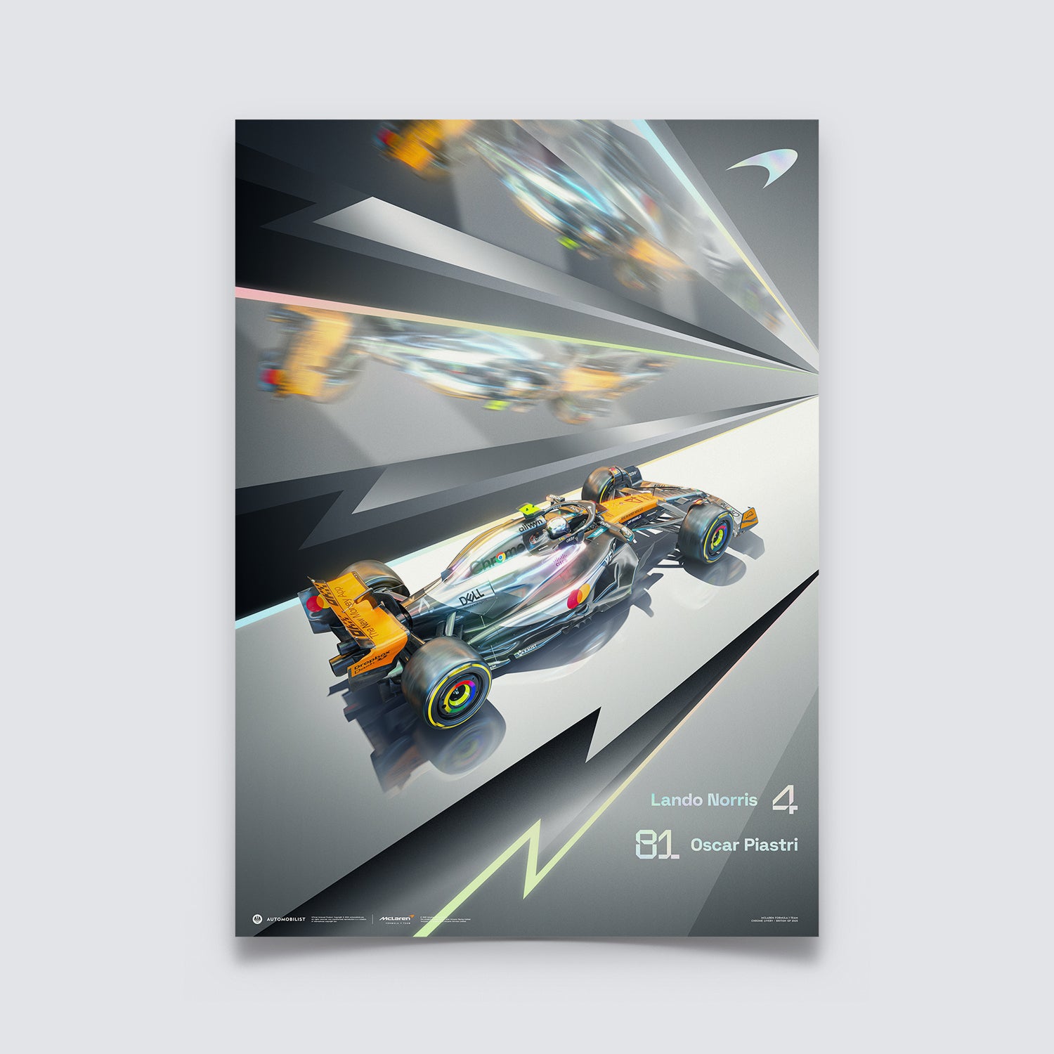 McLaren Takes Lead Amid Exciting Silverstone Circuit Upgrades 3 McLaren MCL40 running a special livery at the British Grand Prix at Silverstone