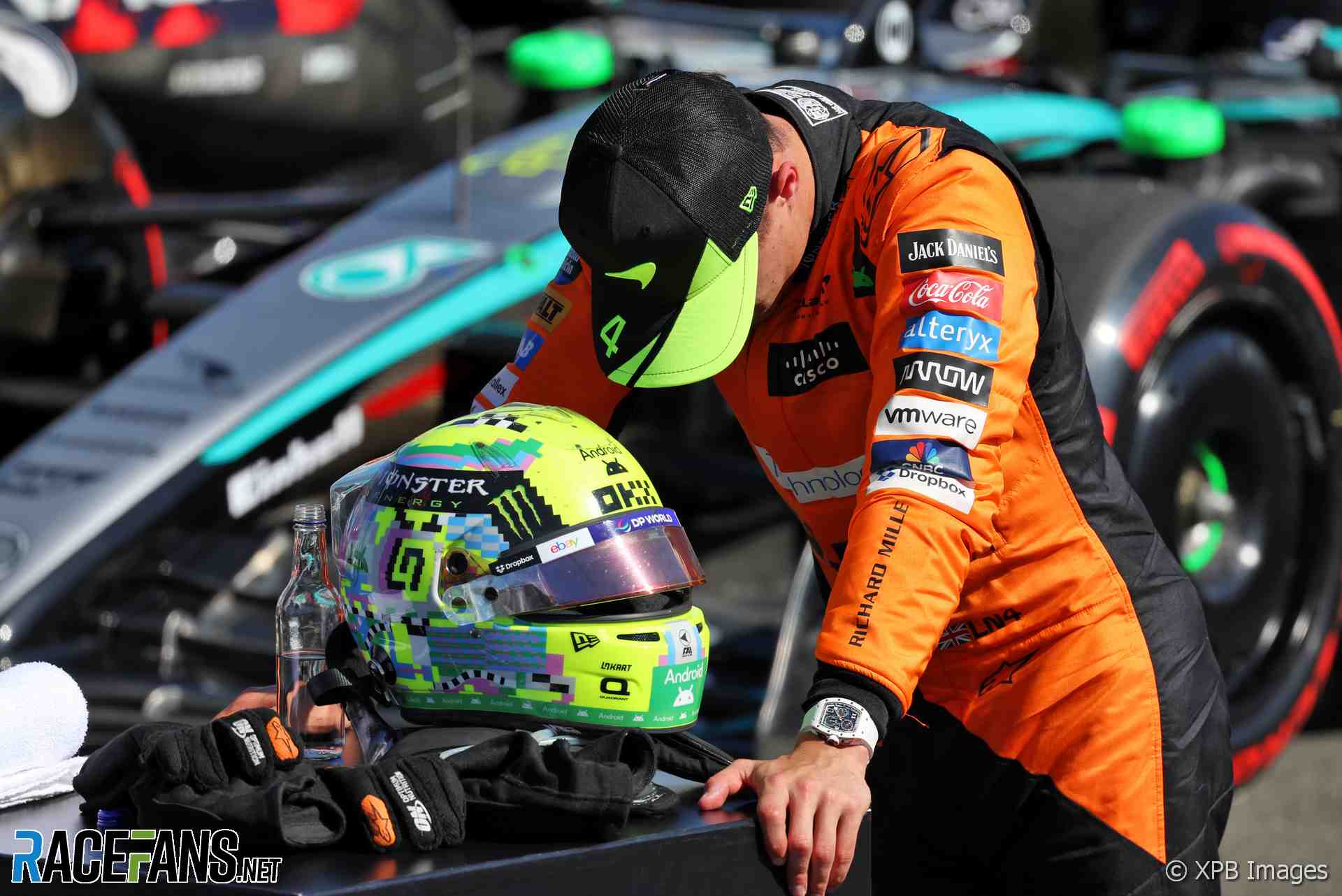 Lando Norris Opens Up About His 'Shocking' Silverstone Comeback Battle 2 Lando Norris during Silverstone sprint qualifying