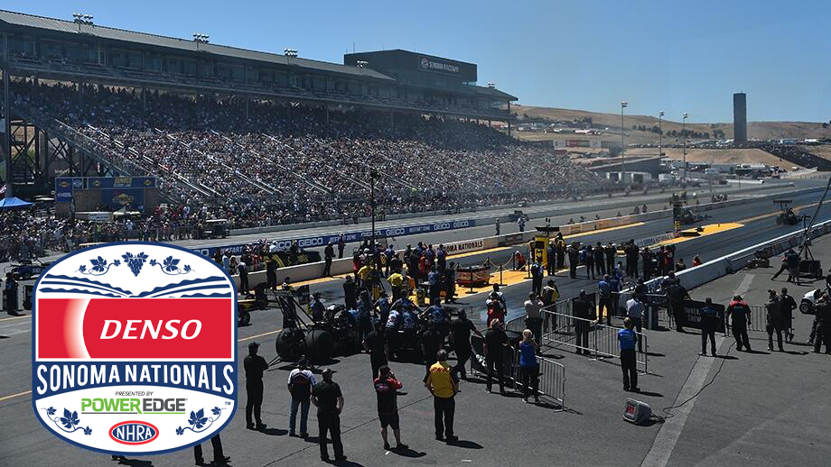 Sellout Crowd Gathers for DENSO NHRA Sonoma Nationals at Sonoma Raceway 3 PowerEdge branding as presenting sponsor at Sonoma Raceway