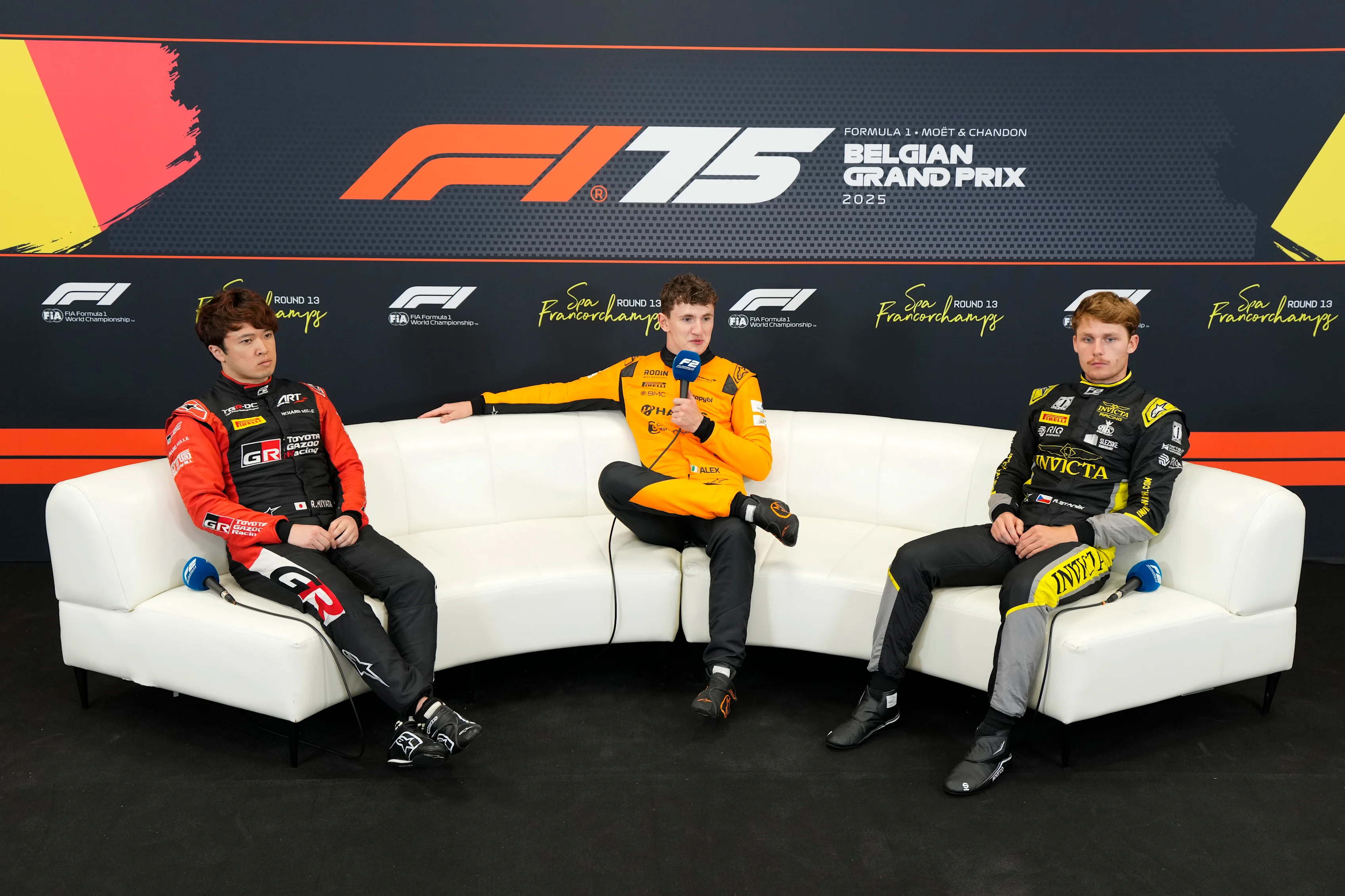 2026 FIA F2 Belgian Grand Prix Spa Qualifying Results Unveiled 3 Top three from FIA Formula 2 Spa qualifying in press conference