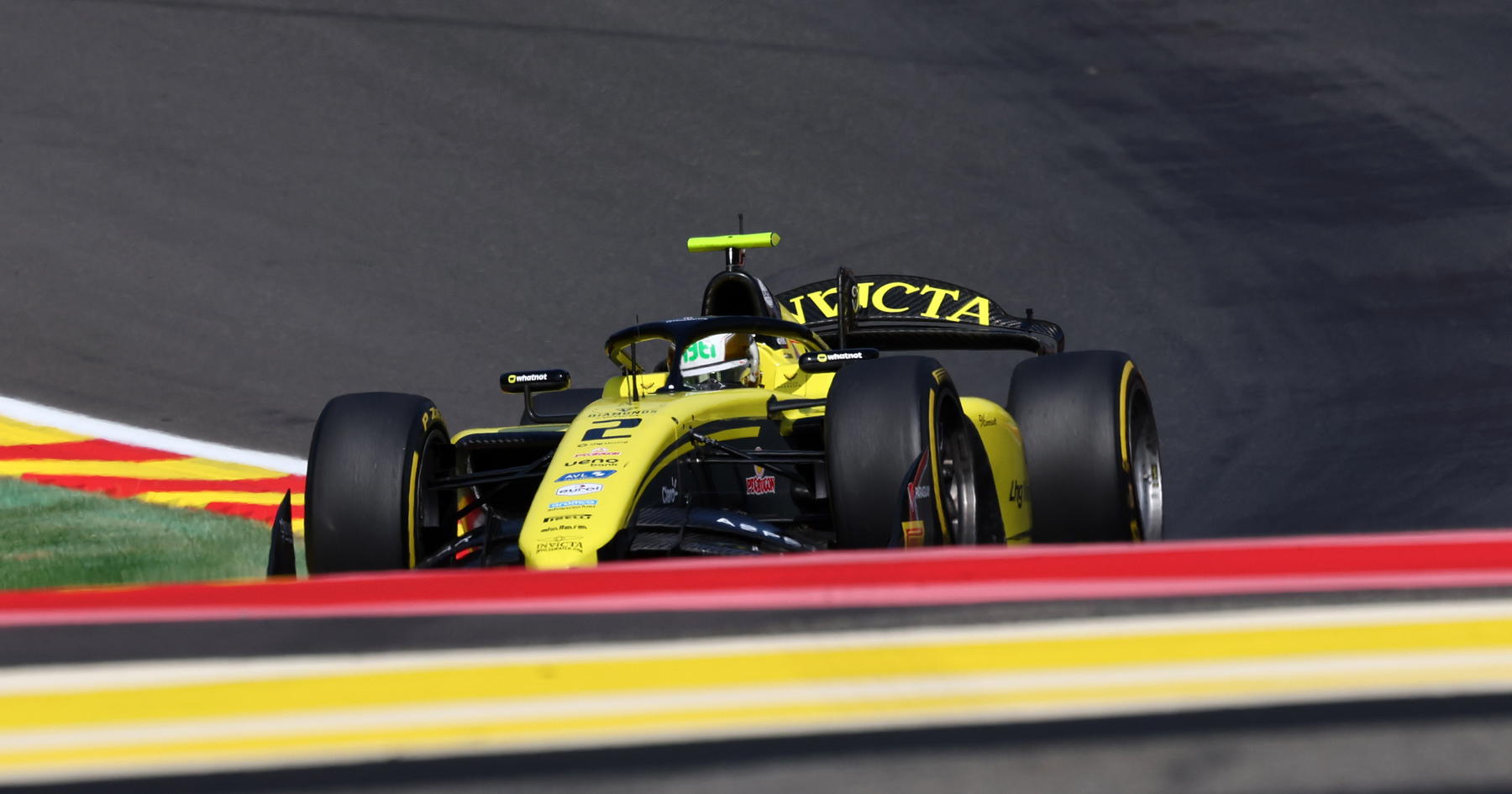 2026 FIA F2 Belgian Grand Prix Spa Sprint Race Latest Results 3 Podium finishers celebrate after the F2 Sprint Race at Spa