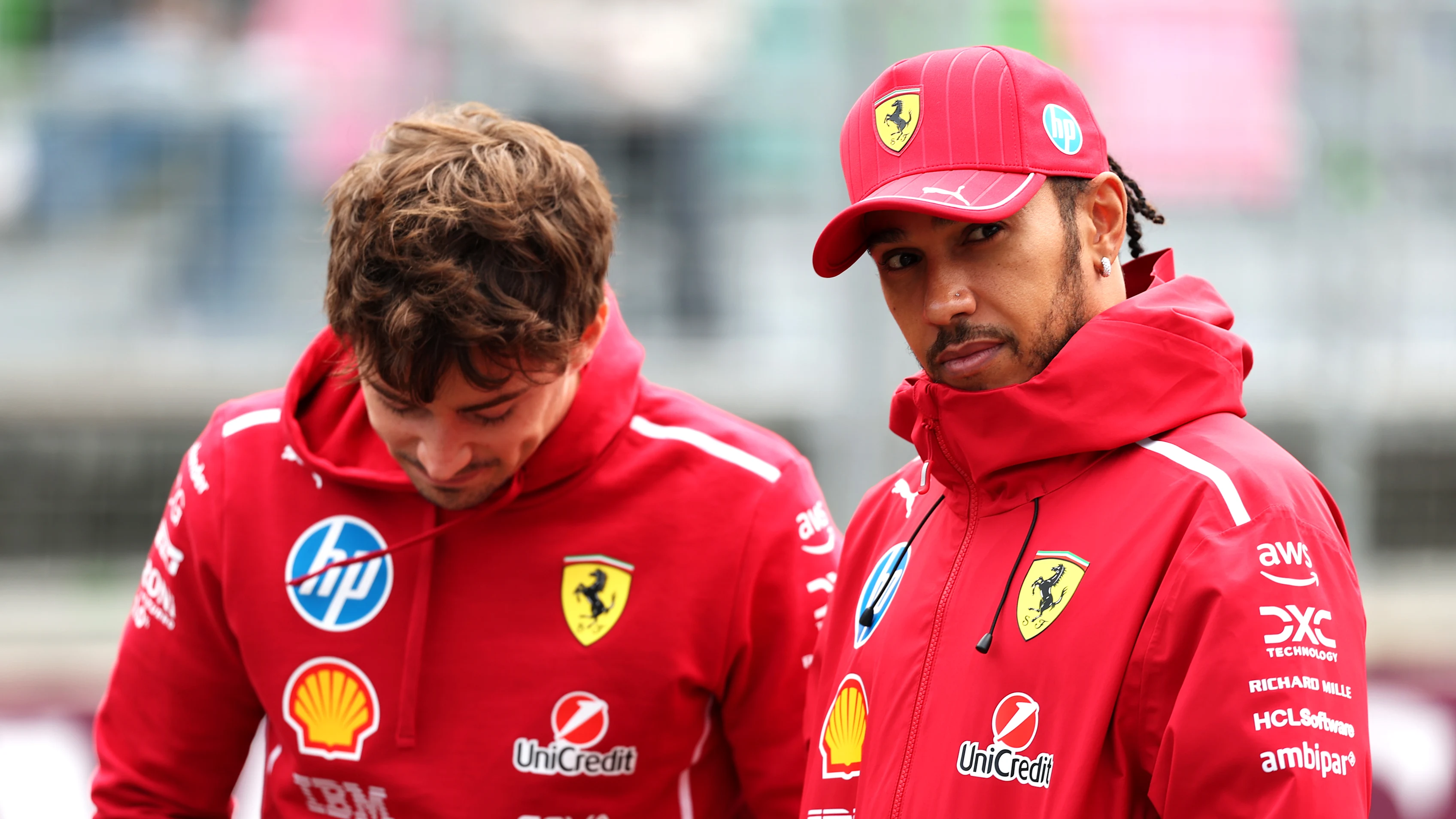 'I've Got to Improve Everything' – Leclerc Reflects After Sprint Qualifying 3 Charles Leclerc and Lewis Hamilton during the British GP weekend