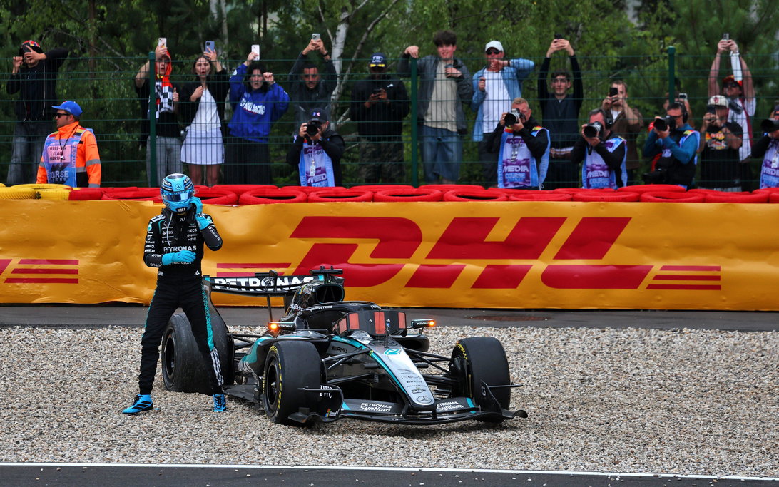 Can George Russell Bounce Back at Hungarian GP After Spa Setback? 2 George Russell aims to rebound at the Hungarian Grand Prix after his Spa DNF