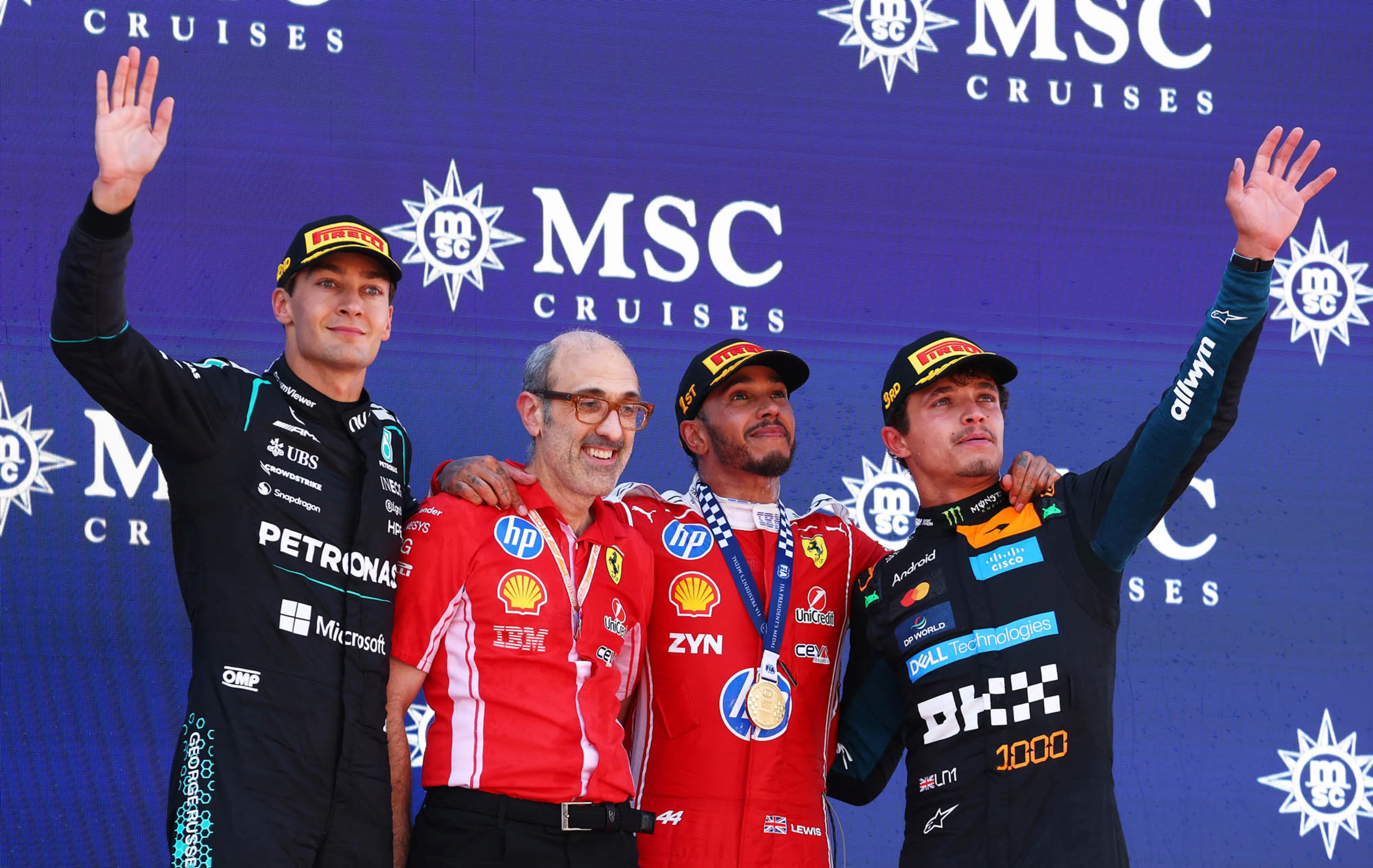 Antonelli Dominates Dutch GP FP1 Ahead of Norris and Russell 3 Lando Norris and McLaren at speed during the 2026 season