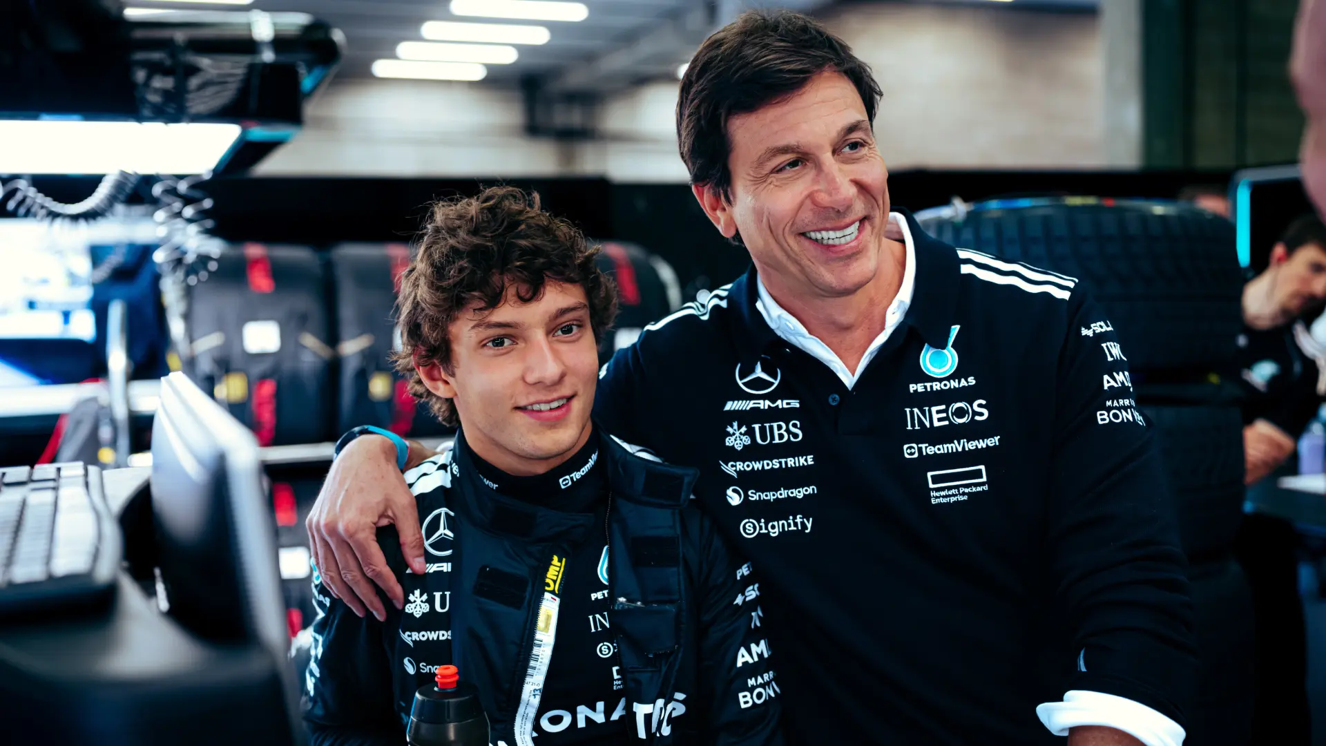 Toto Wolff Shocked by Kimi Antonelli’s Rapid Growth: ‘Best I’ve Seen’ 2 Kimi Antonelli and Toto Wolff during Mercedes’ 2026 F1 campaign