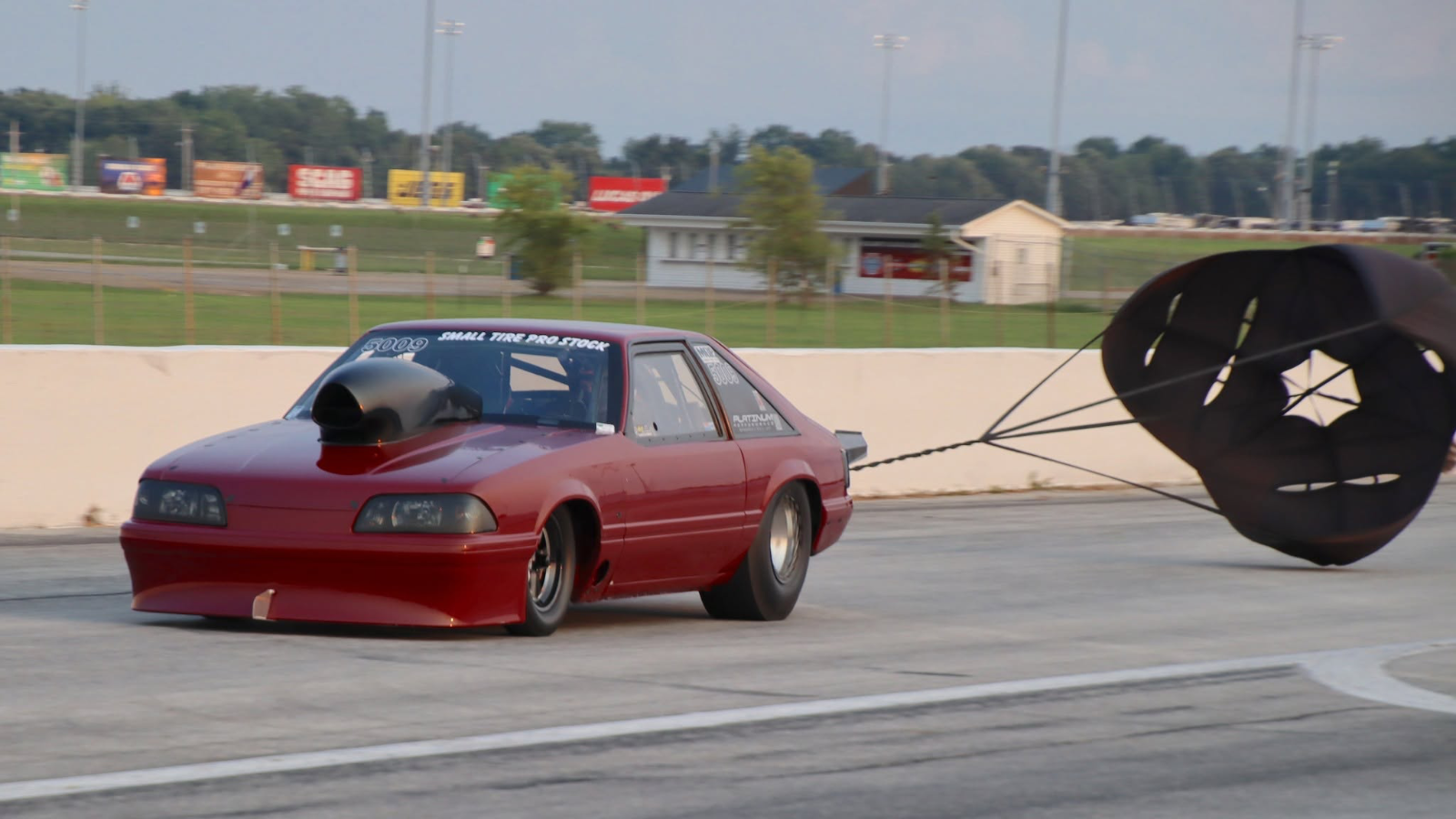 Chad Neuenschwander Gears Up for Ohio After Thrilling Small Tire Pro Stock Indy Race 2 Chad Neuenschwander’s Small Tire Pro Stock Mustang at Lucas Oil Indianapolis Raceway Park