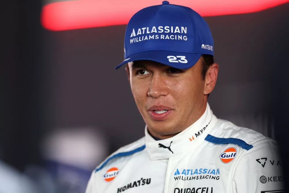 Alex Albon Reveals Williams’ Ongoing Battle With Constant Issues 2 Alex Albon in the Williams garage amid a challenging 2024 season