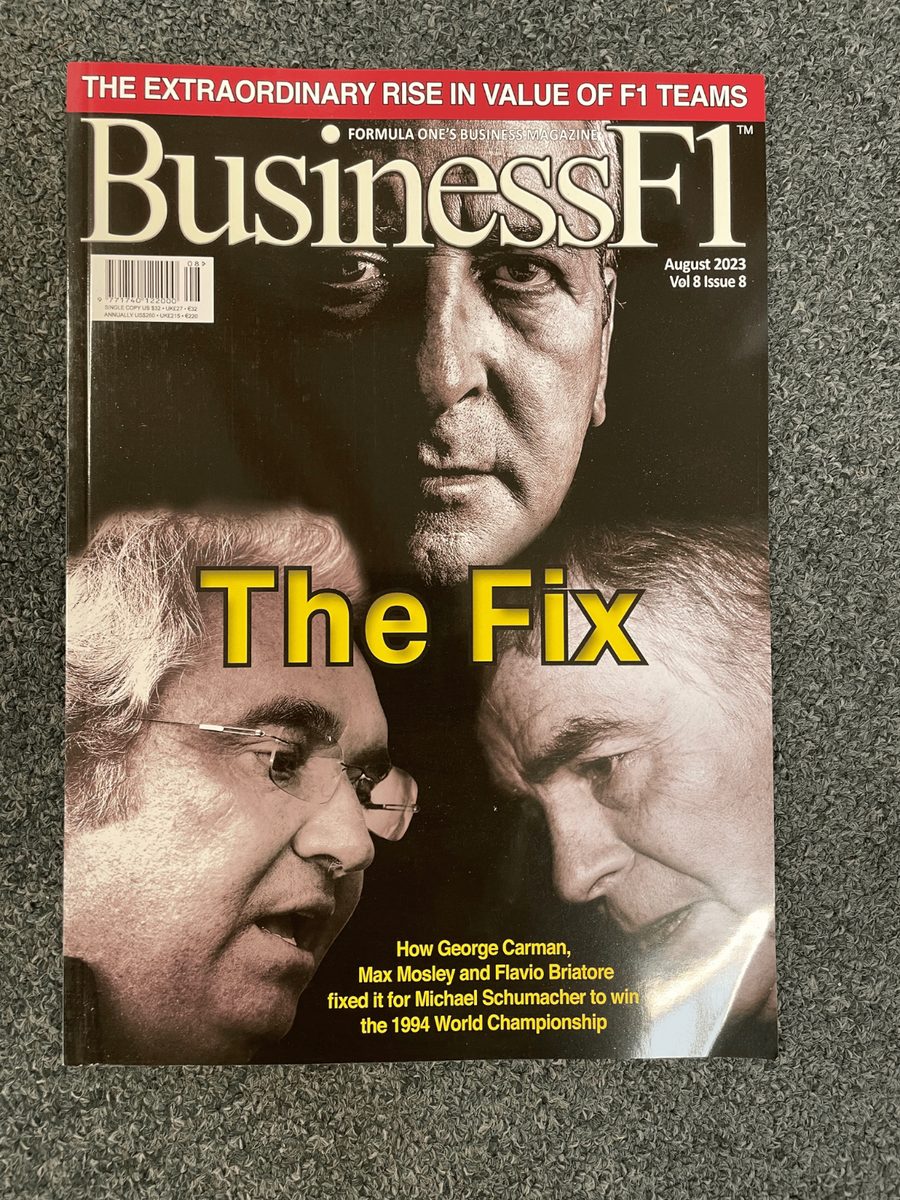 Briatore Reveals Why F1 Teams Are Now Worth $10 Billion 3 Business F1 magazine cover highlighting Formula 1 economics