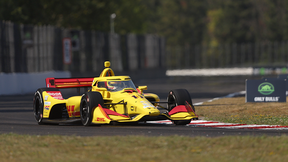 Championship Leader Alex Palou Dominates First Portland Practice 2 Alex Palou leads opening practice at Portland International Raceway