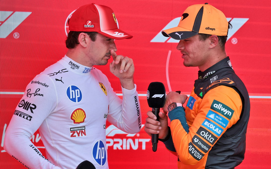 Charles Leclerc Exploits Lando Norris’ Flaw in Crucial Sprint Overtake 2 Charles Leclerc overtakes Lando Norris during the Zandvoort Sprint