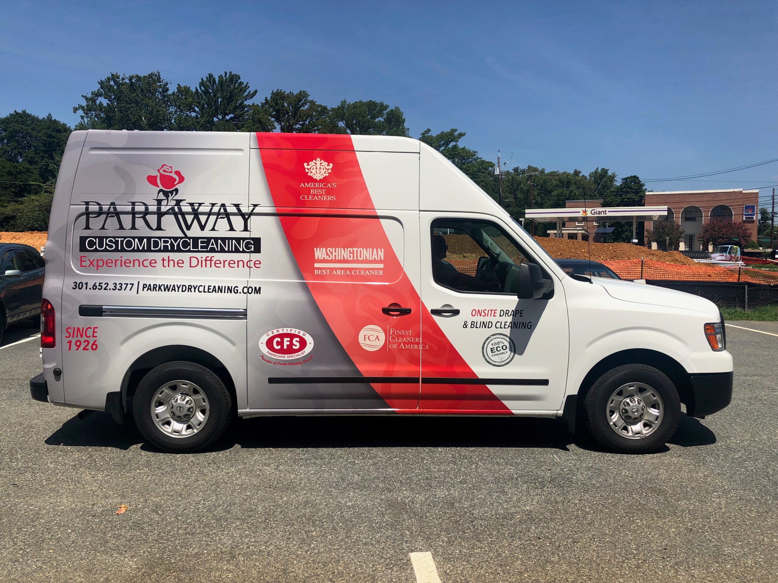 Exclusive (De)Livery Event Unveiled in Washington, D.C. 3 Dry cleaning pickup and delivery van service in urban area