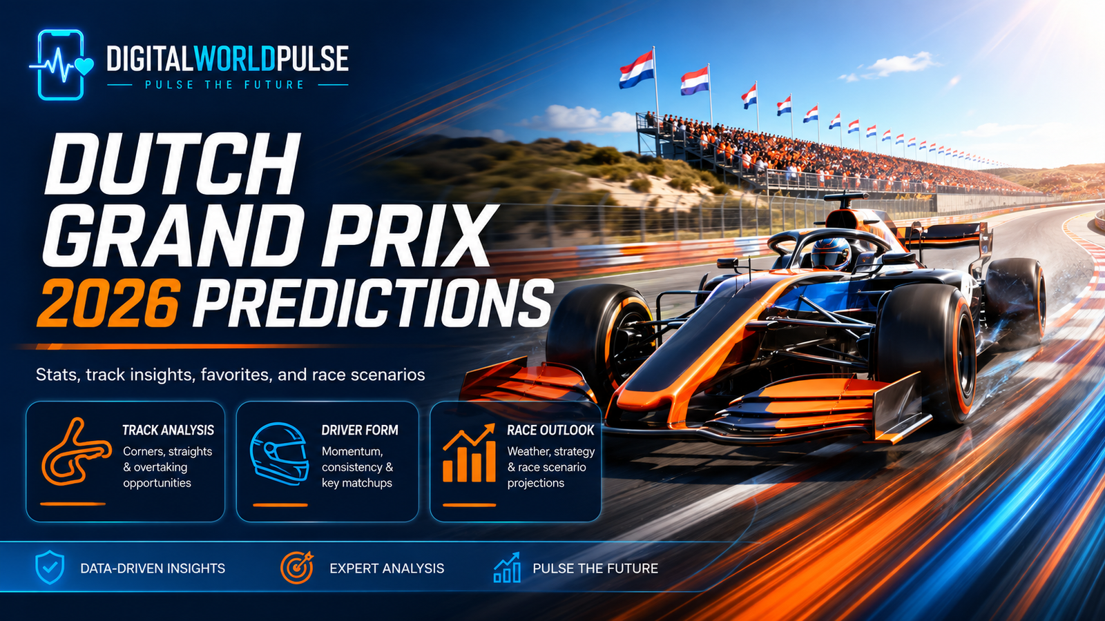 F1 Drivers Face High-Stakes Strategy Battle at Dutch GP 3 Dutch Grand Prix 2026 strategy preview graphic and predictions