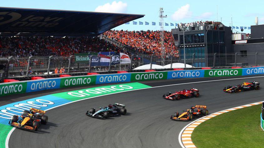 2026 F1 Dutch Grand Prix Zandvoort Full Time Schedule Guide 3 Dutch Grand Prix signage as reports confirm the race’s removal from the calendar