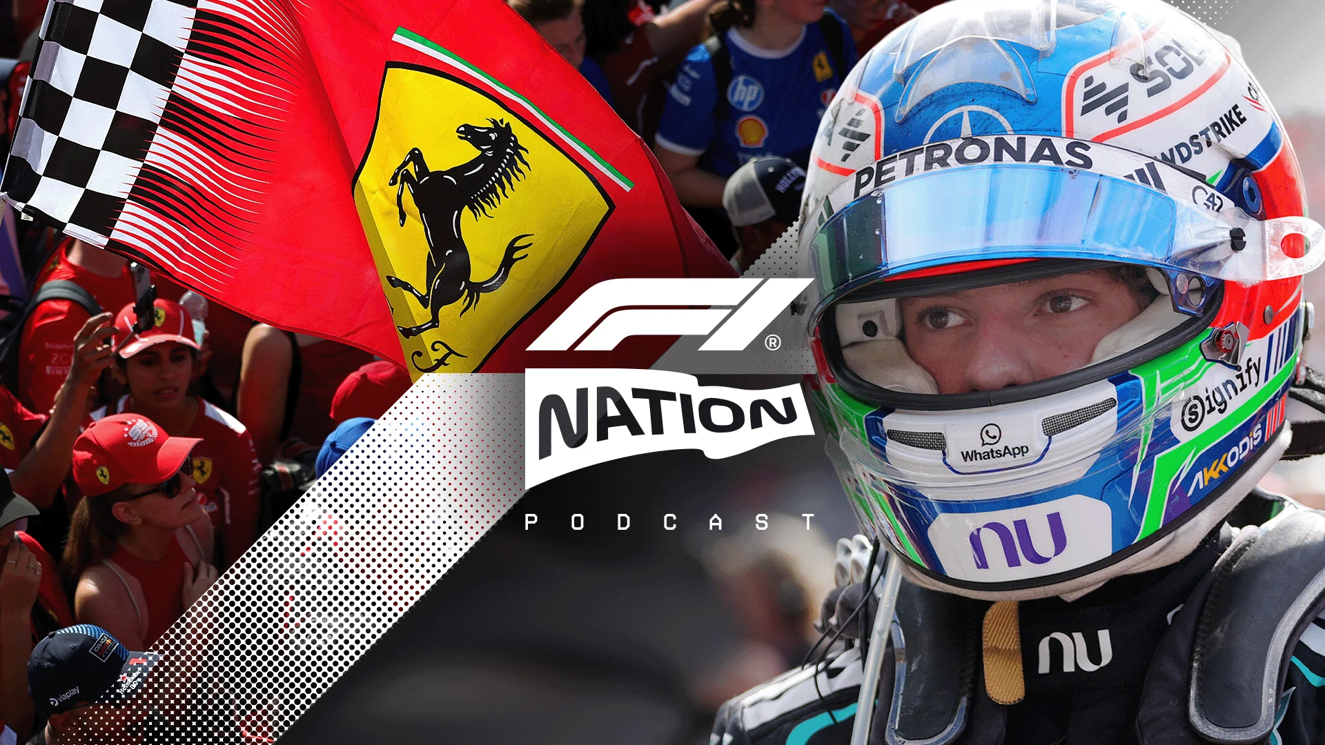 F1 Nation: Can Antonelli or Ferrari Triumph as Monza Heroes? 2 F1 cars charge through Monza for the Italian Grand Prix weekend