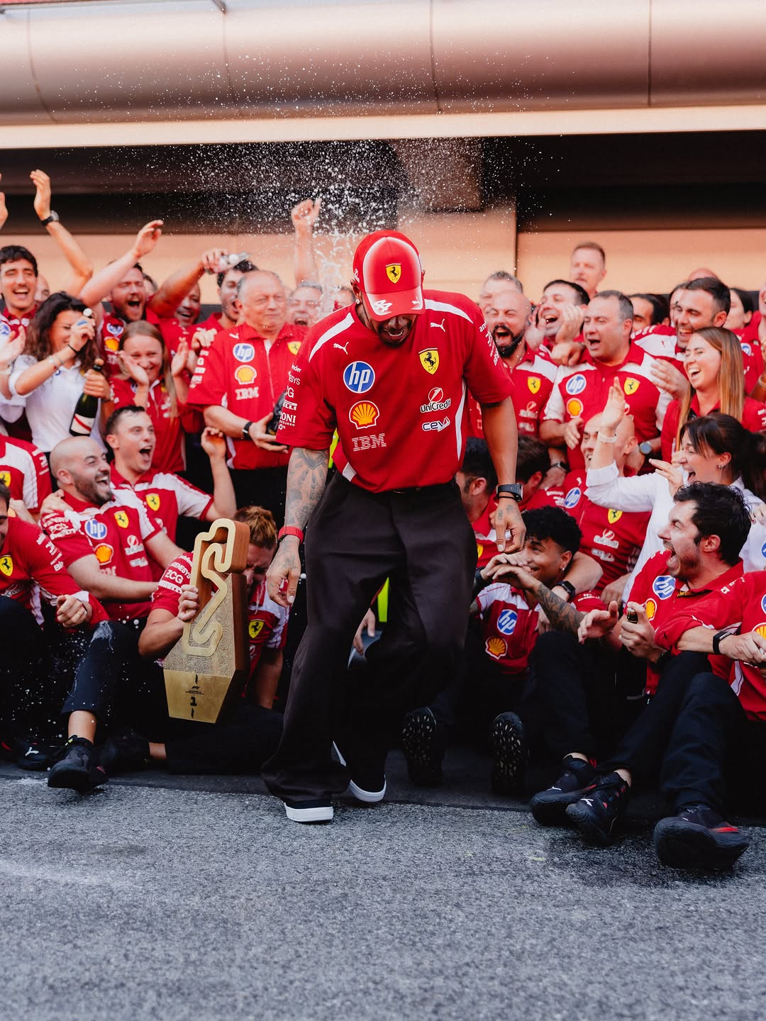 Ferrari Launches Bold Upgrade Surge as Fight Back Intensifies 2 Ferrari SF-26 on track during the 2026 season