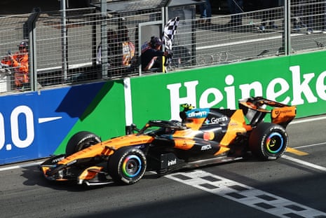 Norris Overtakes Antonelli to Clinch Final F1 Dutch GP Win 3 McLaren's Lando Norris celebrates Dutch Grand Prix victory ahead of Mercedes