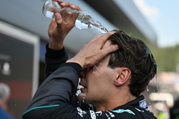 George Russell Gains Strong F1 Title Support After Tough Stretch 2 George Russell celebrates during the 2026 F1 season