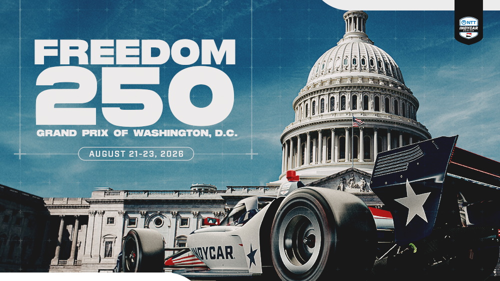 INDYCAR Series Set to Make History in D.C. This Weekend 2 INDYCAR cars on Pennsylvania Avenue during the Freedom 250 in Washington, D.C.