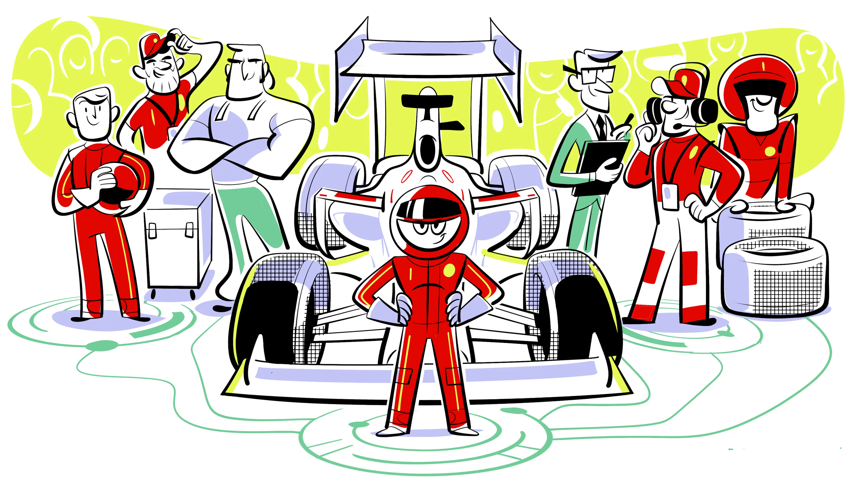 Meet the Hidden Experts Powering Every F1 Star’s Success 2 Inside an F1 garage as engineers support the driver